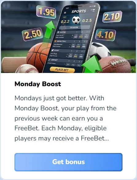 Mobile sports betting app screenshot with football soccer basketball and baseball