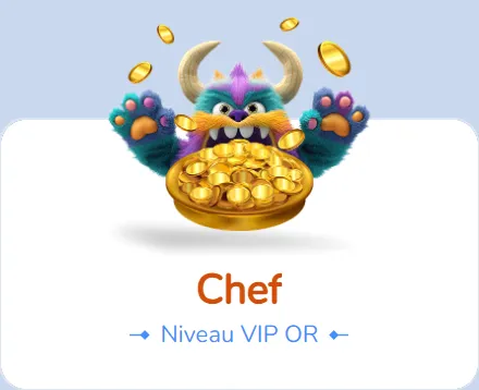 Slotaza Casino VIP program with monster collecting gold coins
